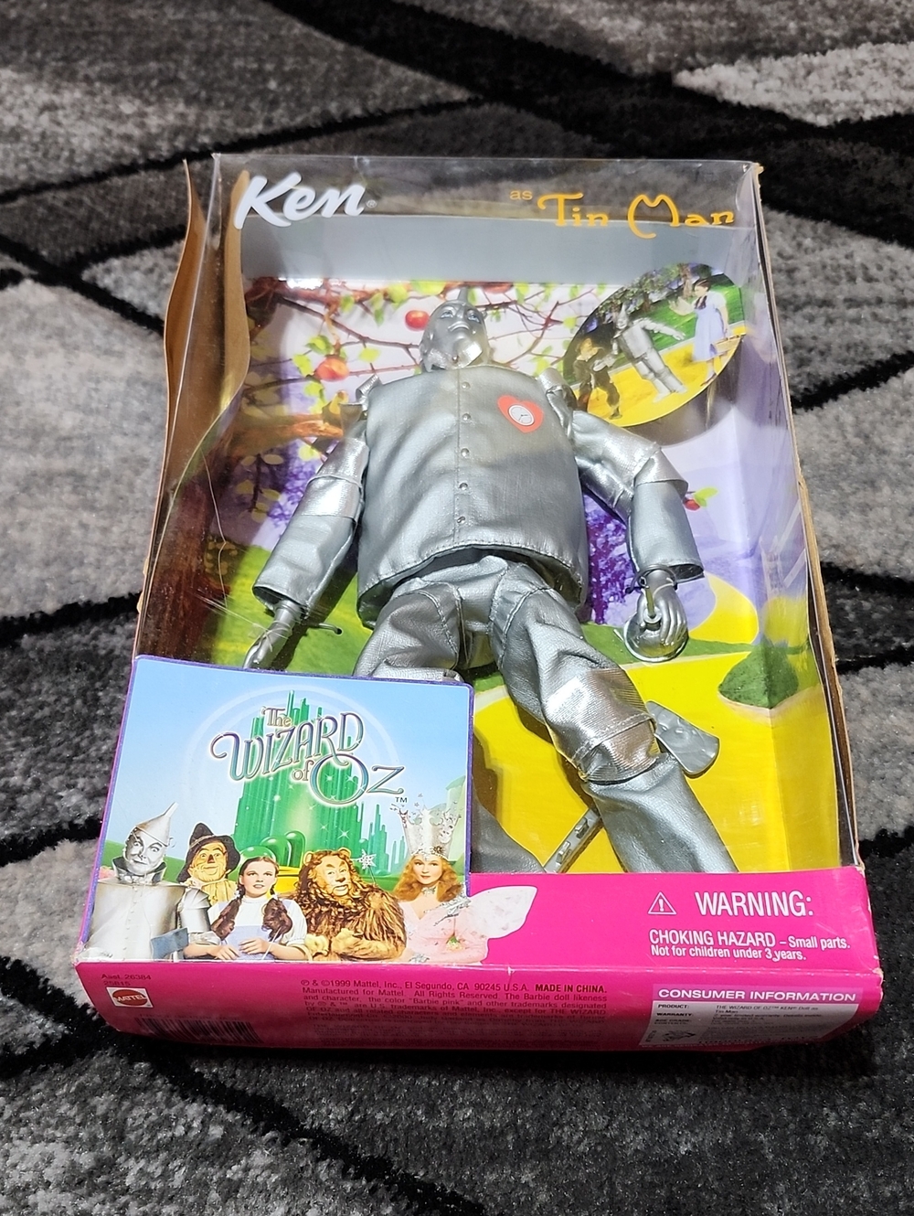 1999 MATTEL WIZARD OF OZ COLLECTOR EDITION KEN AS TIN MAN DOLL #25815